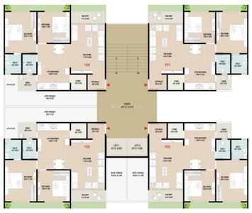Project Image of 1485.0 - 1575.0 Sq.ft 2 BHK Apartment for buy in Shree Krishna Bansari Platinum