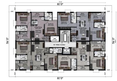 MS Subakirudh Subakirudh Cluster Plan for 1st Floor 1