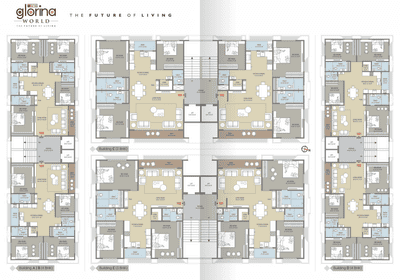 Project Image of 1340.54 - 1819.42 Sq.ft 3 BHK Apartment for buy in Glorina World