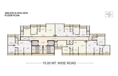 Project Image of 619.36 - 673.28 Sq.ft 2 BHK Apartment for buy in Saras Icon