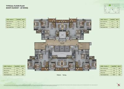 Project Image of 0.0 - 680.0 Sq.ft 2 BHK Apartment for buy in Dosti Greenscapes