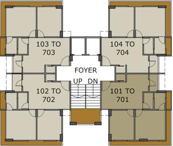 Project Image of 0.0 - 483.41 Sq.ft 2 BHK Apartment for buy in Murlidhar Heights