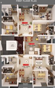 Project Image of 642.0 - 1220.0 Sq.ft 1.5 BHK Apartment for buy in Acacia Shenbagam