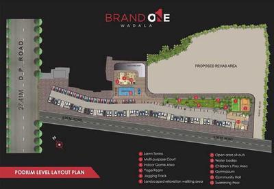 Project Image of 469.0 - 674.0 Sq.ft 1 BHK Apartment for buy in AM Brand One Wadala A Wing