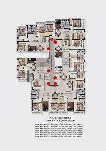Project Image of 888.0 - 1270.0 Sq.ft 2 BHK Apartment for buy in Ambika Apartment