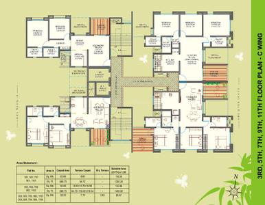 Project Image of 455.86 - 1108.8 Sq.ft 1 BHK Apartment for buy in Global Serenity