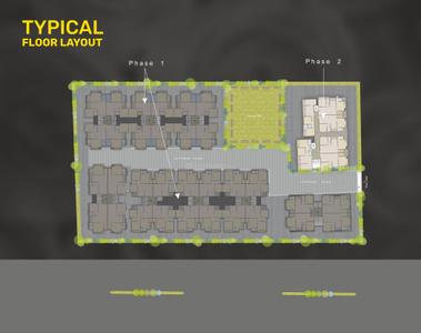Project Image of 581.14 - 621.4 Sq.ft 2 BHK Apartment for buy in Mangalam Pushpam Heights 2 Phase 2