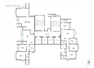 Project Image of 699.98 - 973.6 Sq.ft 2 BHK Apartment for buy in Vardhman Flora Phase I