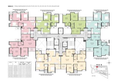Project Image of 651.0 - 1005.0 Sq.ft 2 BHK Apartment for buy in Gini Vivante Phase 01