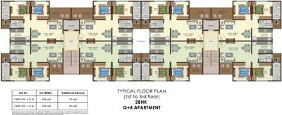 Project Image of 312.0 - 478.0 Sq.ft 1 BHK Apartment for buy in Olympeo Riverside Phase 1