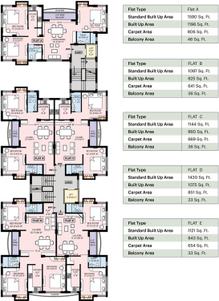 Project Image of 1010.0 - 1590.0 Sq.ft 2 BHK Apartment for buy in Meridian Shree