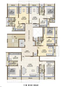 Project Image of 0.0 - 122.06 Sq.ft 1 RK Apartment for buy in Kuber Plaza