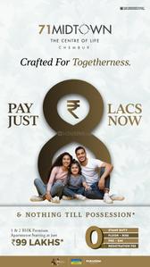 Project Image of 348.32 - 853.0 Sq.ft 1 BHK Apartment for buy in 71 Midtown