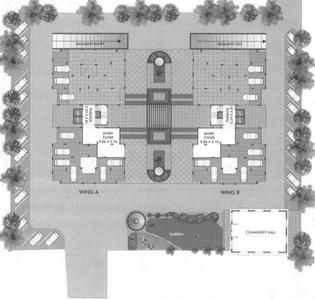 Project Image of 0.0 - 968.75 Sq.ft 3 BHK Apartment for buy in Shree Mega Royal Building A And Building B