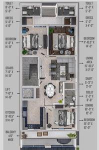 Project Image of 0.0 - 1620.0 Sq.ft 3 BHK Builder Floor for buy in A1 Buildtech Luxurious Floors