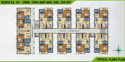Project Image of 530.0 - 1150.0 Sq.ft 1 BHK Apartment for buy in Om Swastik Estcon Platinum Paradise