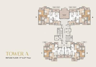 Project Image of 1932.0 - 2625.0 Sq.ft 3 BHK Apartment for buy in Eternia
