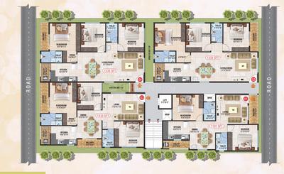 Project Image of 0.0 - 1333.0 Sq.ft 3 BHK Apartment for buy in HK Roshini Homes