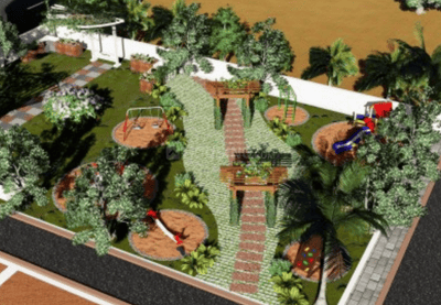 SPH Palms Landscape Garden and Tree Planting 1