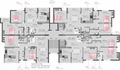 Project Image of 1060.0 - 1370.0 Sq.ft 2 BHK Apartment for buy in Kamalam Pleasanta