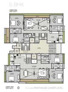 Project Image of 1911.0 - 6203.0 Sq.ft 3 BHK Apartment for buy in Avadh Ercole