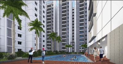 Project Image of 1310.0 - 1860.0 Sq.ft 2 BHK Apartment for buy in Ramky One Genext Towers