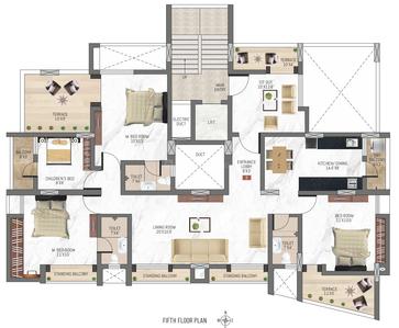 Project Image of 500.0 - 2000.0 Sq.ft 1 BHK Apartment for buy in Vimal Residences