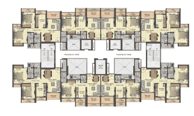 Project Image of 470.0 - 1100.0 Sq.ft 1 BHK Apartment for buy in Swaminarayan City Phase 1A