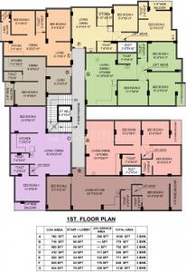 Project Image of 0.0 - 1157.0 Sq.ft 3 BHK Apartment for buy in Jinia Developers Radharani Apartment