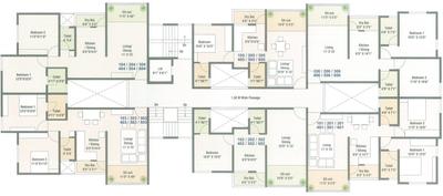 Project Image of 437.0 - 653.0 Sq.ft 1 BHK Apartment for buy in Trinity Green Hive 65