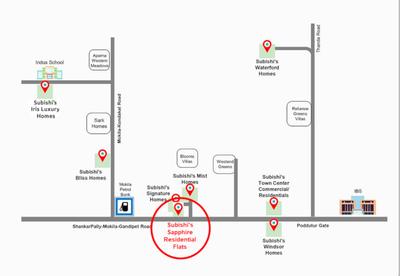 Project Image of 1089.95 - 1850.1 Sq.ft 2 BHK Apartment for buy in Subishi Sapphire Residential Flats
