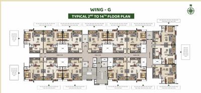 Project Image of 793.4 - 798.35 Sq.ft 2 BHK Apartment for buy in Babar Classic Vista