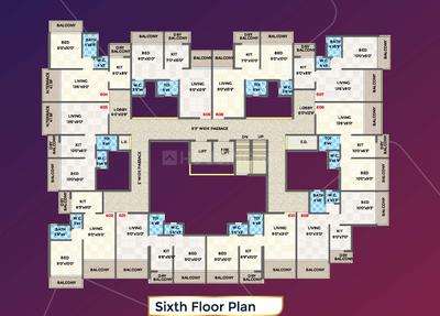 Project Image of 253.06 - 343.15 Sq.ft 1 BHK Apartment for buy in Bhaveshwar Feather