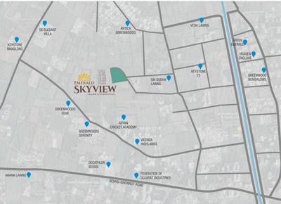 Project Image of 0.0 - 3095.27 Sq.ft 4 BHK Apartment for buy in Emerald Sky View