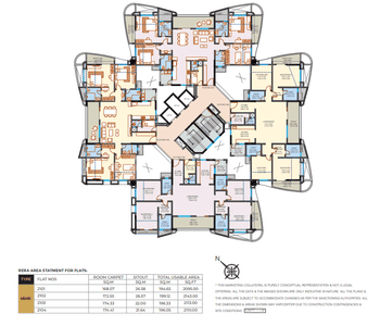 Project Image of 922.0 - 5304.0 Sq.ft 2 BHK Apartment for buy in Rahul Arcus