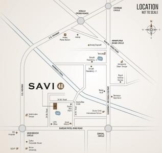 Project Image of 0.0 - 616.13 Sq.ft 2 BHK Apartment for buy in Pramukhraj Savi 48