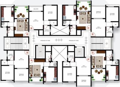 Project Image of 420 Sq.ft 1 RK Apartment / Flat for sale in Ambernath West for Rs. 2000000