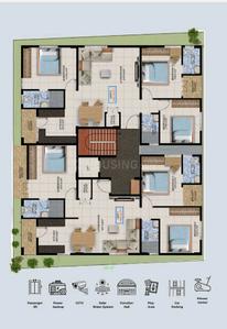 Project Image of 1420.0 - 1480.0 Sq.ft 3 BHK Apartment for buy in Grandoor Platinum Square