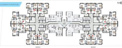 Project Image of 1040.0 - 1075.0 Sq.ft 2 BHK Apartment for buy in Ruby Elite