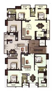 Project Image of 997.0 - 1114.0 Sq.ft 2 BHK Apartment for buy in Amraa Amraas Grandeur And Pashas Grandeur