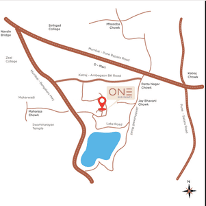 Project Image of 850 Sq.ft 2 BHK Apartment / Flat for sale in Ambegaon Budruk for Rs. 6000000