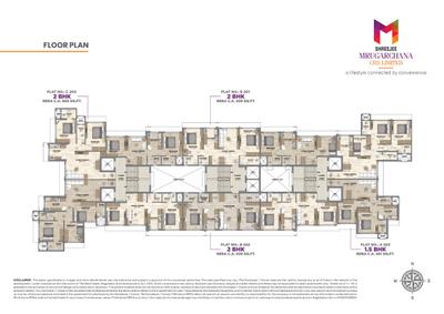 Project Image of 532.0 - 1028.0 Sq.ft 2 BHK Apartment for buy in Shreejee Mrugarchana CHSL