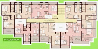 Project Image of 486.0 - 490.0 Sq.ft 2 BHK Apartment for buy in Saket Iris