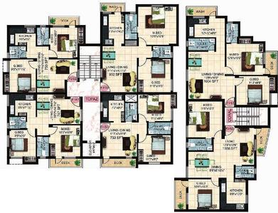 Project Image of 464.0 - 1249.0 Sq.ft 1 BHK Apartment for buy in Steps Stone Ethiraj