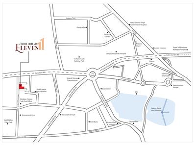 Shreeji Shreedhar 11 Location Plan 1