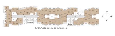 Project Image of 296.0 - 586.0 Sq.ft 1 BHK Apartment for buy in La Mer Residency