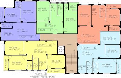 Project Image of 1086 Sq.ft 2 BHK Apartment / Flat for sale in Rajarhat for Rs. 5078300