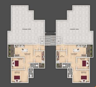 Project Image of 748.52 - 755.3 Sq.ft 2 BHK Apartment for buy in Primus Meru Park