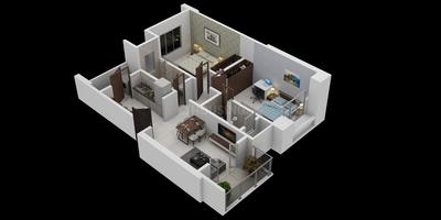 Project Image of 471.0 - 788.0 Sq.ft 1 BHK Apartment for buy in Yash Kshitij Residency