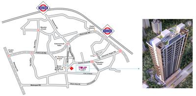 Project Image of 447.45 - 624.31 Sq.ft 1 BHK Apartment for buy in Tulip Heights